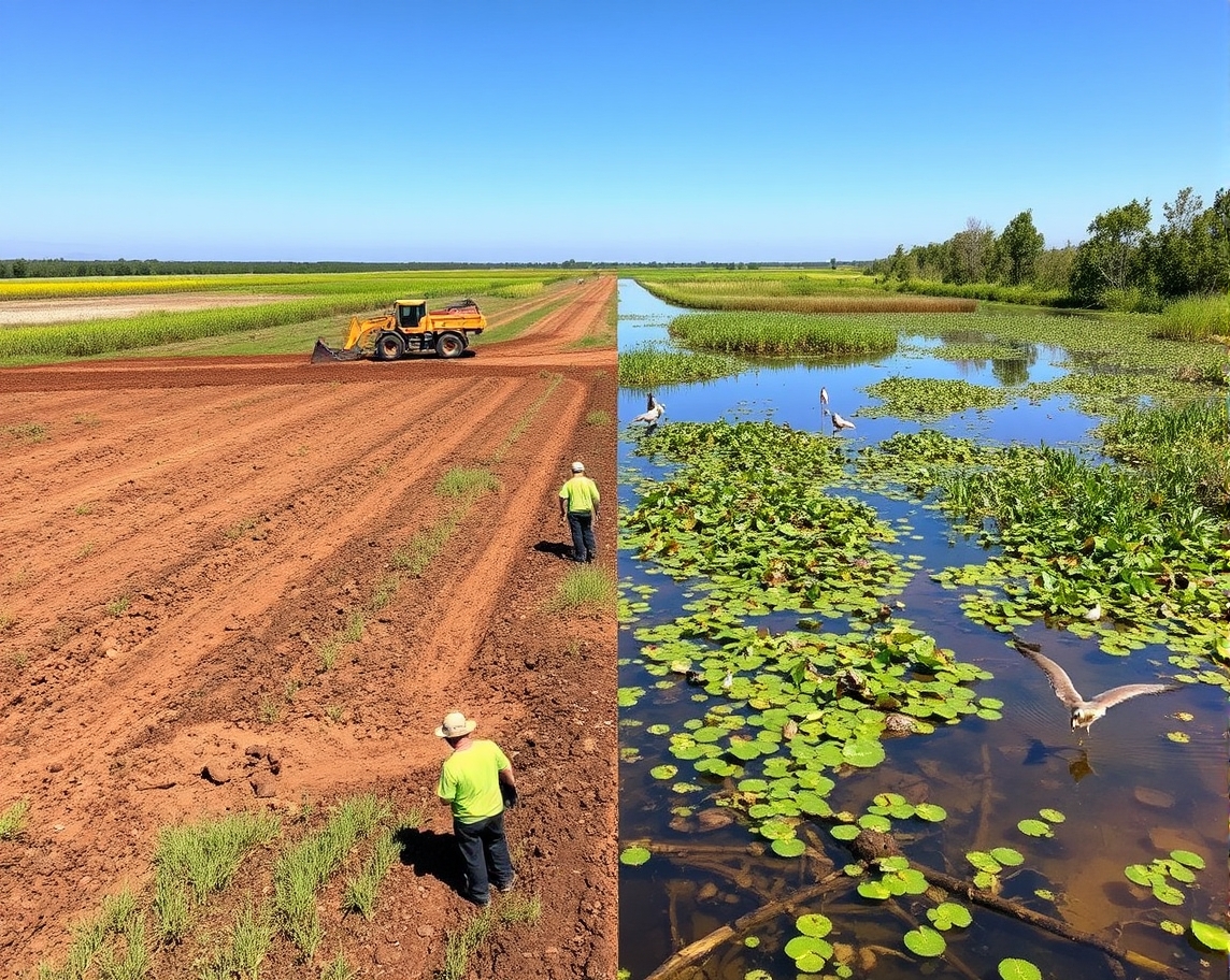Compensation pour milieux humides
